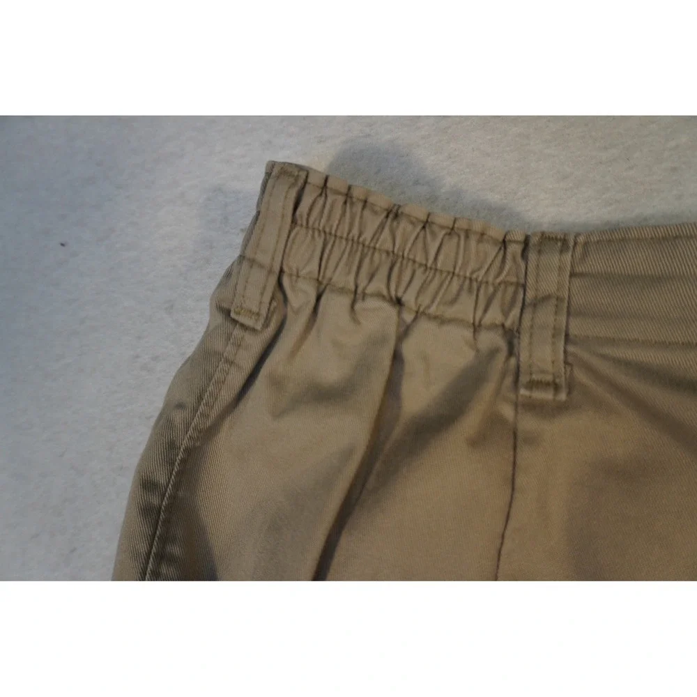 Lee Men's Khaki Pleated Chino Pants Size 42 X 28 Beige Classic Fit Casual
